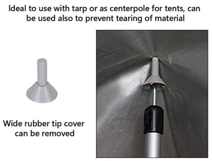 Adjustable Aluminum Tube Telescopic Tent PoleTarp PoleTent Pole (3) Adjustable Aluminum Tube Telescopic Tent PoleTarp PoleTent Pole (3)